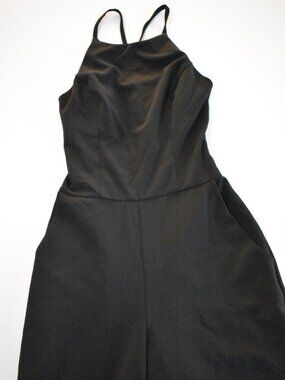 Speechless Black Lace Halter Dress Sleeveless Fit Flare Cocktail Party SMALL